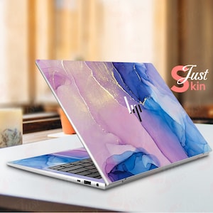 Hp Envy Laptop Skin Pre-Cut Personalized Gift Marble Texture Vinyl Decal for Spectre Envy Pavilion Victus Omen Zbook Elite Probook