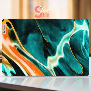 Lenovo Laptop Skin,Lenovo Flex Keyboard Cover,Personalized Cool Marble Texture Vinyl Decal for Legion Yoga Thinkpad Thinkbook Ideapad Series