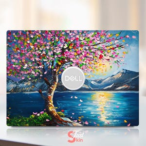Dell Latitude 5540 Laptop Sticker Colorful Tree Pattern Gift Vinyl Sticker For Dell Latitude Inspiron Vostro Precisio XPS G Series