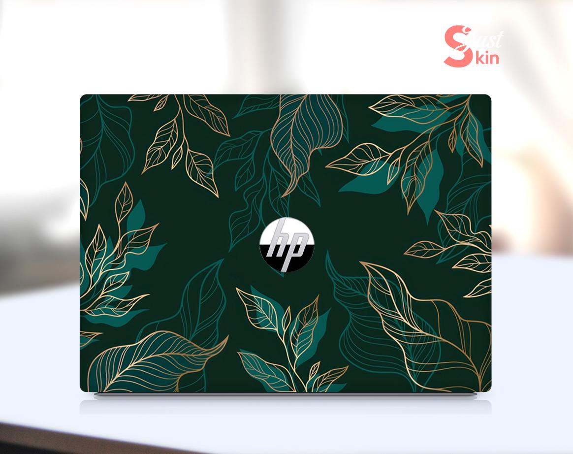 HP Laptop Accessories Gold Leaf Pattern Design Personalized Gift Fits Spectre Envy Pavilion Victus Zbook Elite Probook Series