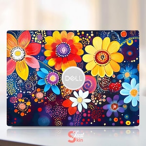 Dell-laptopbeschermfolie Aangepast vakantiecadeau Gepersonaliseerd handgeschilderd bloemdessin voor Xps Latitude Inspiron Vostro Precisio-serie