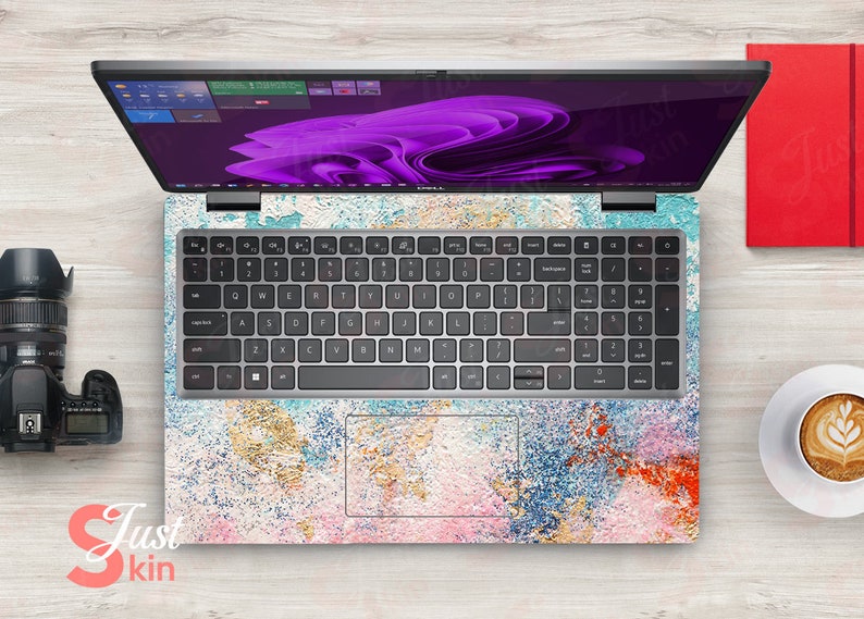 Dell Latitude 5420 Laptop Skin Precut Full Coverage Abstract Etsy