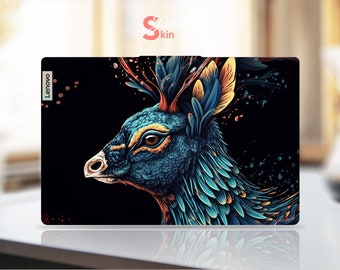Custom Skin, Thinkbook Sticker, Individualized Gift, Bizarre Animal Designs Vinyl Decal For Legion Yoga Thinkpad Thinkbook Ideapad Series