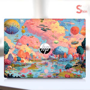 Hp Zbook Firefly 16 Inch G11 Decal Custom Oil Painting Colorful Cloud Design Gift Create Your Own Vinyl Decal for Spectre Elite Probook