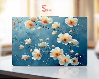 Lenovo Laptop Accessories Valentine's Day Plum Gift for Girlfriend Vinyl Skin for Legion Yoga Thinkpad Thinkbook Ideapad Series