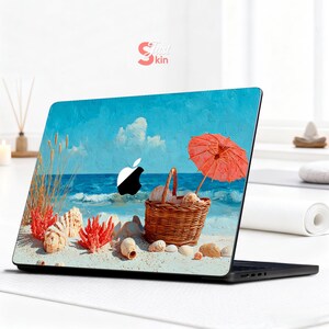 Dell Pro 14 Plus Pb 14250 Laptop Decal MacBook Accessories Lenovo Skin Hp Stickers Beach Design for Xps Yoga Ideapad Probook Birthday Gifts image 9