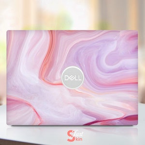 Dell Laptop Skin,Latitude 5580 Marble Design Customizable Pre-Cut Full Coverage Vinyl Decal Fits Xps Latitude Inspiron Vostro Precisio