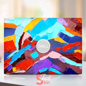 Dell Laptop Skin,Laptop Skins For Dell Vostro,Customizable Colorful Oil Painting Vinyl Decal Fits Dell Xps Latitude Inspiron Vostro Precisio