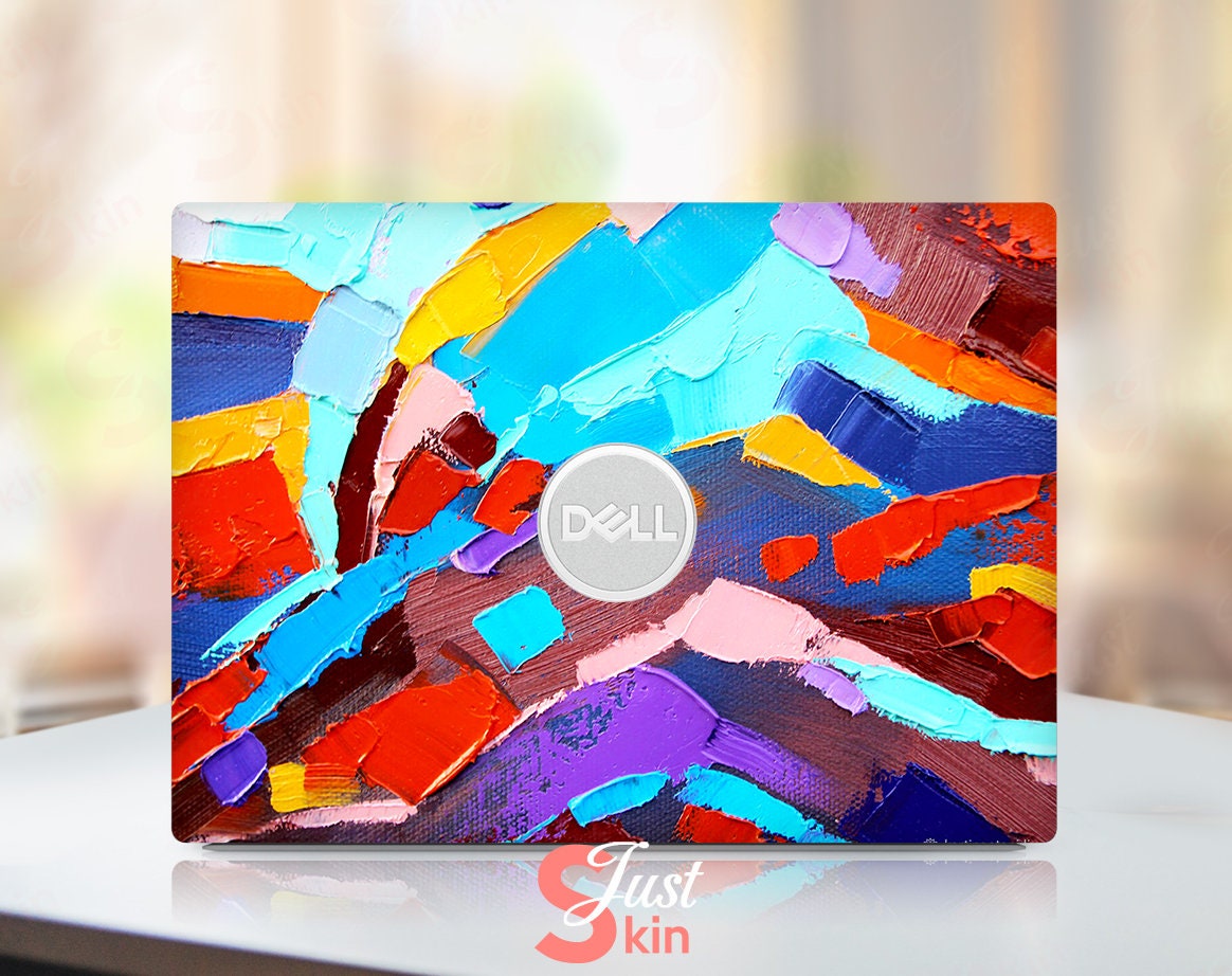 Dell Laptop Skin,Laptop Skins For Dell Vostro,Customizable Colorful Oil Painting Vinyl Decal Fits Dell Xps Latitude Inspiron Vostro Precisio