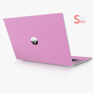 HP Laptop Zubehör Custom Fiber Pink Solid Design Vinyl Aufkleber für Spectre Envy Pavilion Victus Omen Zbook Elite Probook Serie