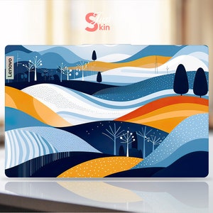 Lenovo Skin, Protectant Laptop, Personalized Unique Snow Pattern, Cool Vinyl Decal For Legion Yoga Thinkpad Thinkbook Ideapad Series