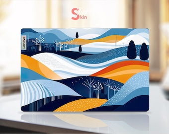 Lenovo skin, beschermende laptop, gepersonaliseerd uniek sneeuwpatroon, coole vinylsticker voor Legion Yoga Thinkpad Thinkbook Ideapad-serie