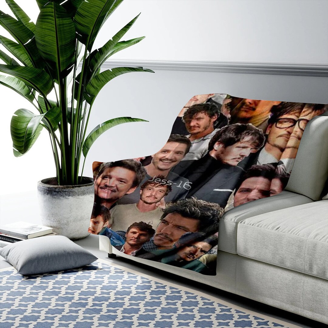 Pedro Pascal Quilt the Mandalorian Sofa Cover Napping Etsy