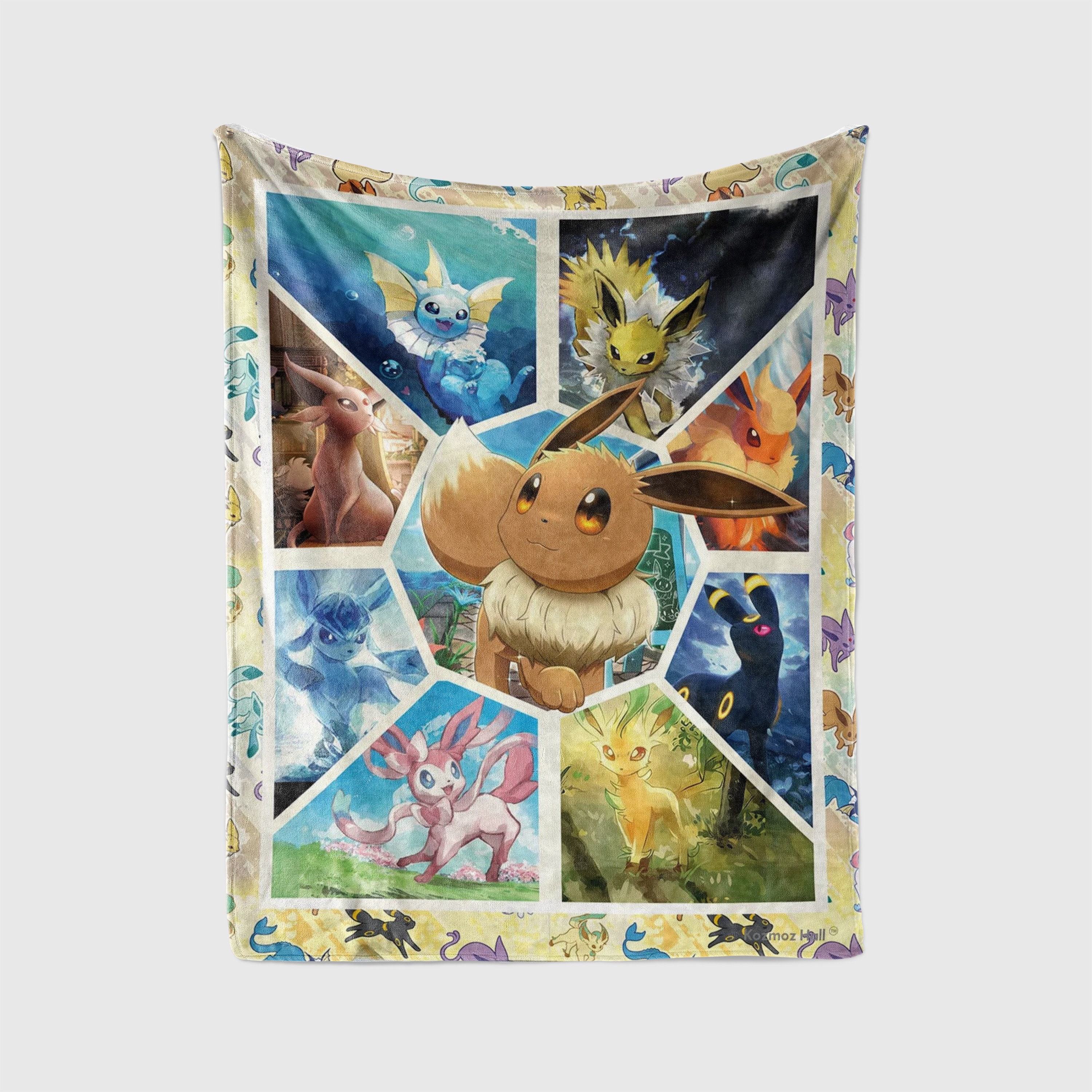 Pokemon Eevee Evolution For Fans Quilt Blanket – Teepital