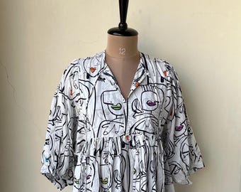 100% Cotton Dress, Indian Cotton Midi & Mini Dress, Vacation Dress, Summer Dress