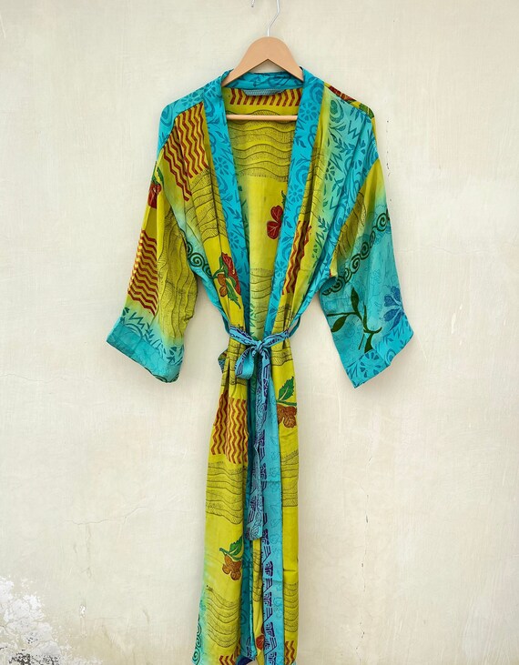 ハンドメイドシルク着物