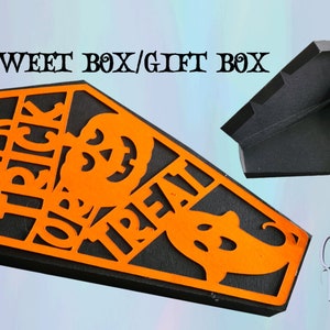 Gift Box | SVG | Sweet Box File | Candy Box | SVG File | Cut File | Gift Box SVG | Candy Holder | Coffin Box | Halloween | Trick or Treat