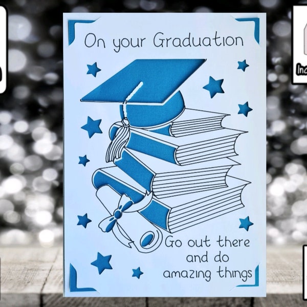 Graduation Card | SVG | Cricut | Graduation Card Insert | SVG | Includes Envelope | Happy Graduation | SVG | Graduation Congratulations