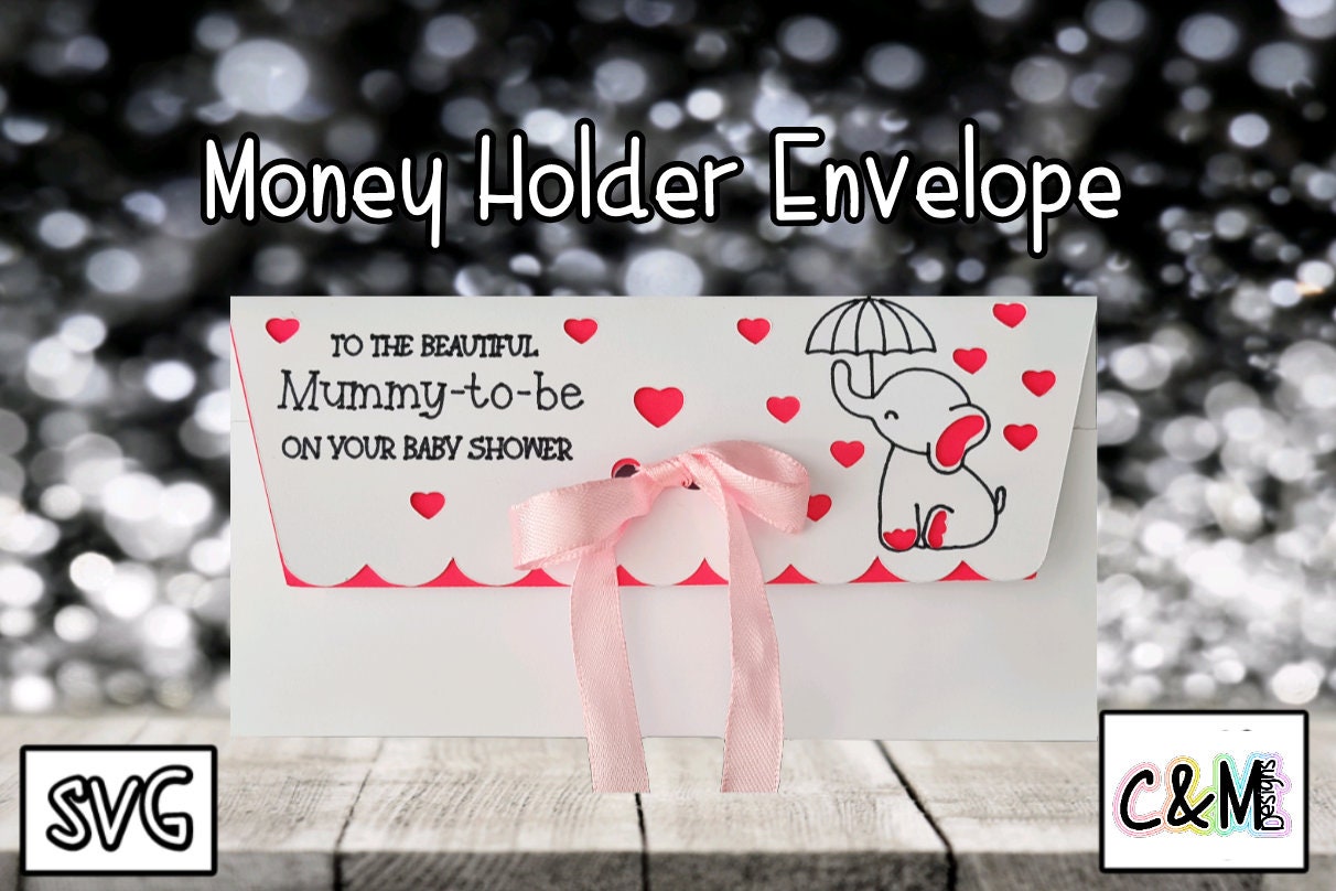 Money Holder Envelope SVG Money Gift Paper Craft Cash Etsy