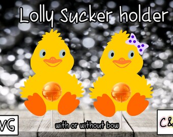 Easter Sucker Holder Svg - Etsy