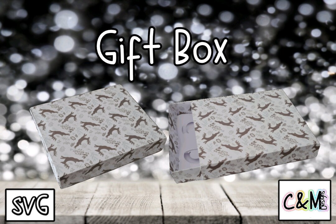 Gift Box Display Box SVG Rectangle Box Money Holder Box Card Box SVG