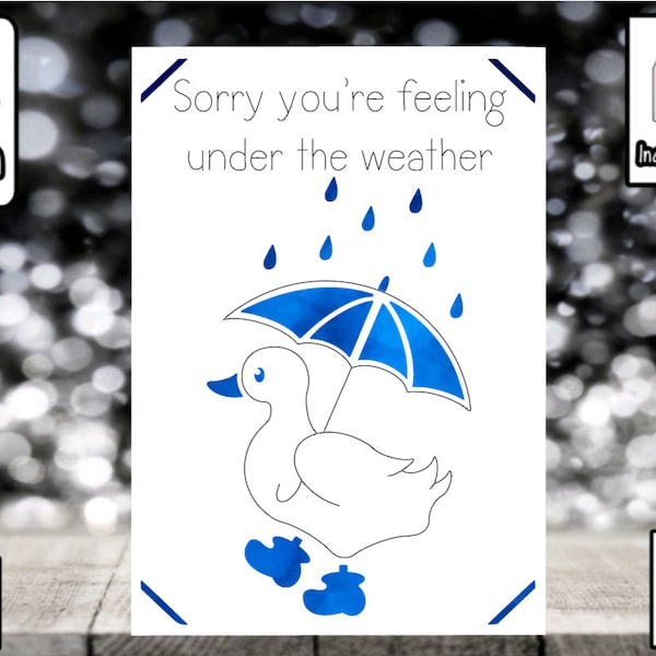 Get Well Soon| SVG | Pop up | 3D Card | Pop Up Card | Card Insert | SVG | Card Making | 3D Card | Card Template | Includes Envelope.