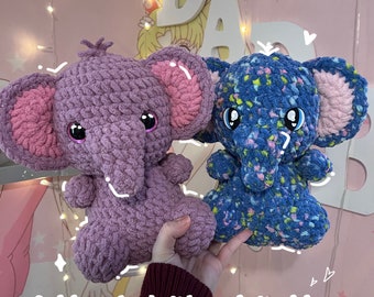 Elephant crochet pattern