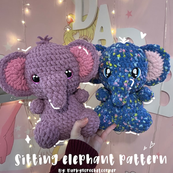 Elephant crochet pattern