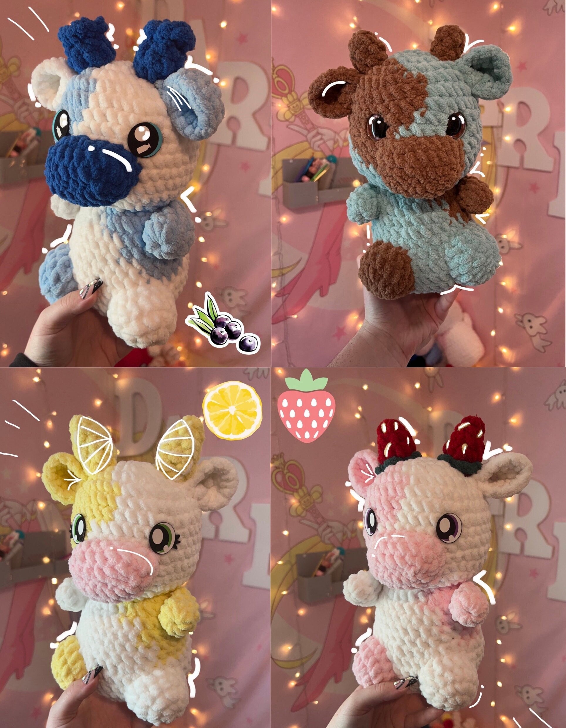 Cow crochet pattern