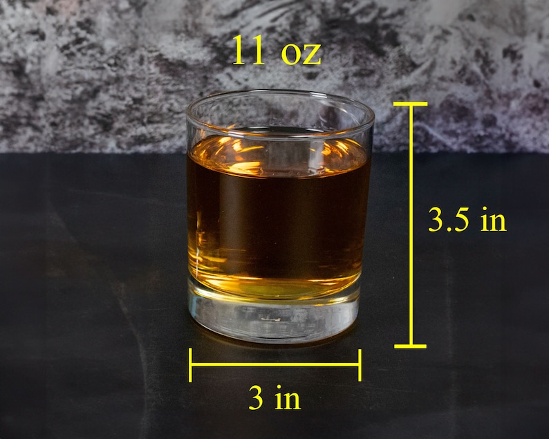 measurements of the rum glass