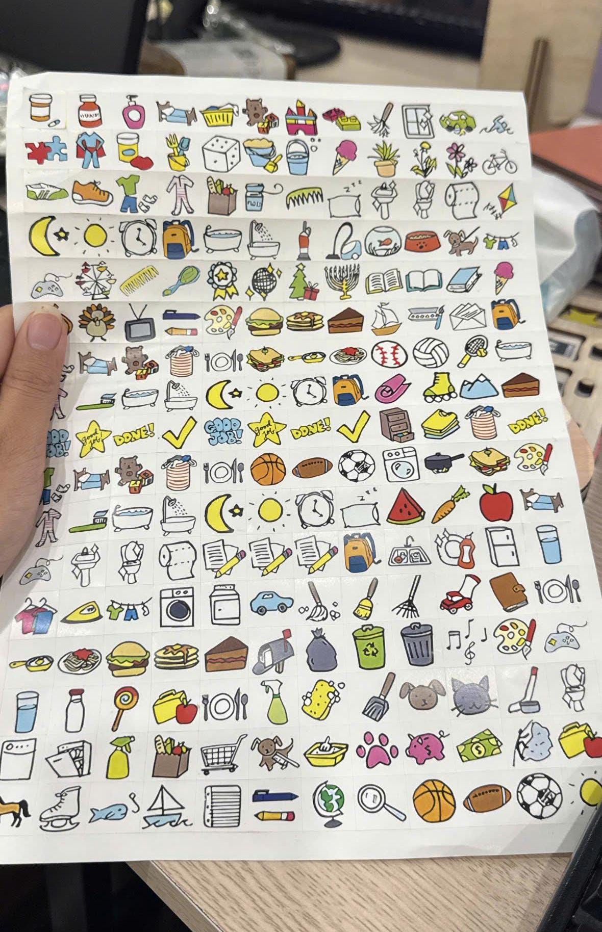 Routine Chart Sticker Sheet, Kids Daily Routine Stickers, Chore Chart ...