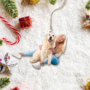 Personalised Little Dog Ceramic Christmas Ornament