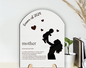 Mothers Arched Appreciation Sign, Personalized Gift for Mom, Home Decor, Mom Sign, Gifts From Kids, Mother's Day Gift For Mom, Grandma