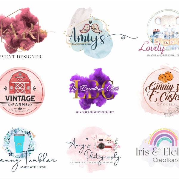 I will create custom logo design, logo design, photography logo, business logo, professional logo design, custom logo for your business