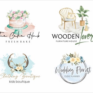 Individuelles Logo-Design für Ihr großes und kleines Unternehmen mit Social Media und Visitenkarten-Kit, Business-Logo, Vintage-Logo, minimalistisches Logo,