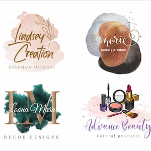 I will create Custom logo for your business I branding packages I watercolor logo I Professional Graphic Designer I Luxury minimalist logo.