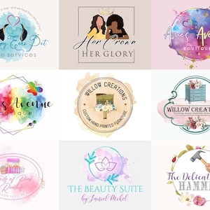 Logo personalizzato per la tua attività, pacchetti di branding completi, logo boutique, logo fotografico, logo aziendale, design del logo professionale, Business