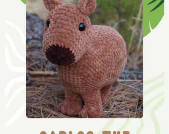 Carlos the Capybara Crochet Pattern
