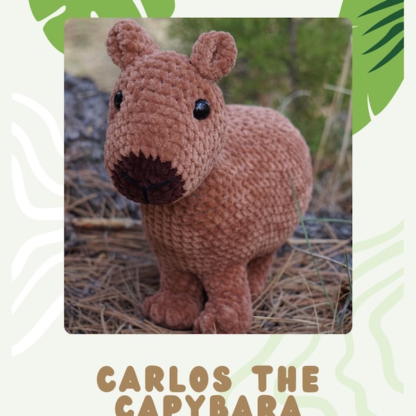 Carlos the Capybara Häkelanleitung
