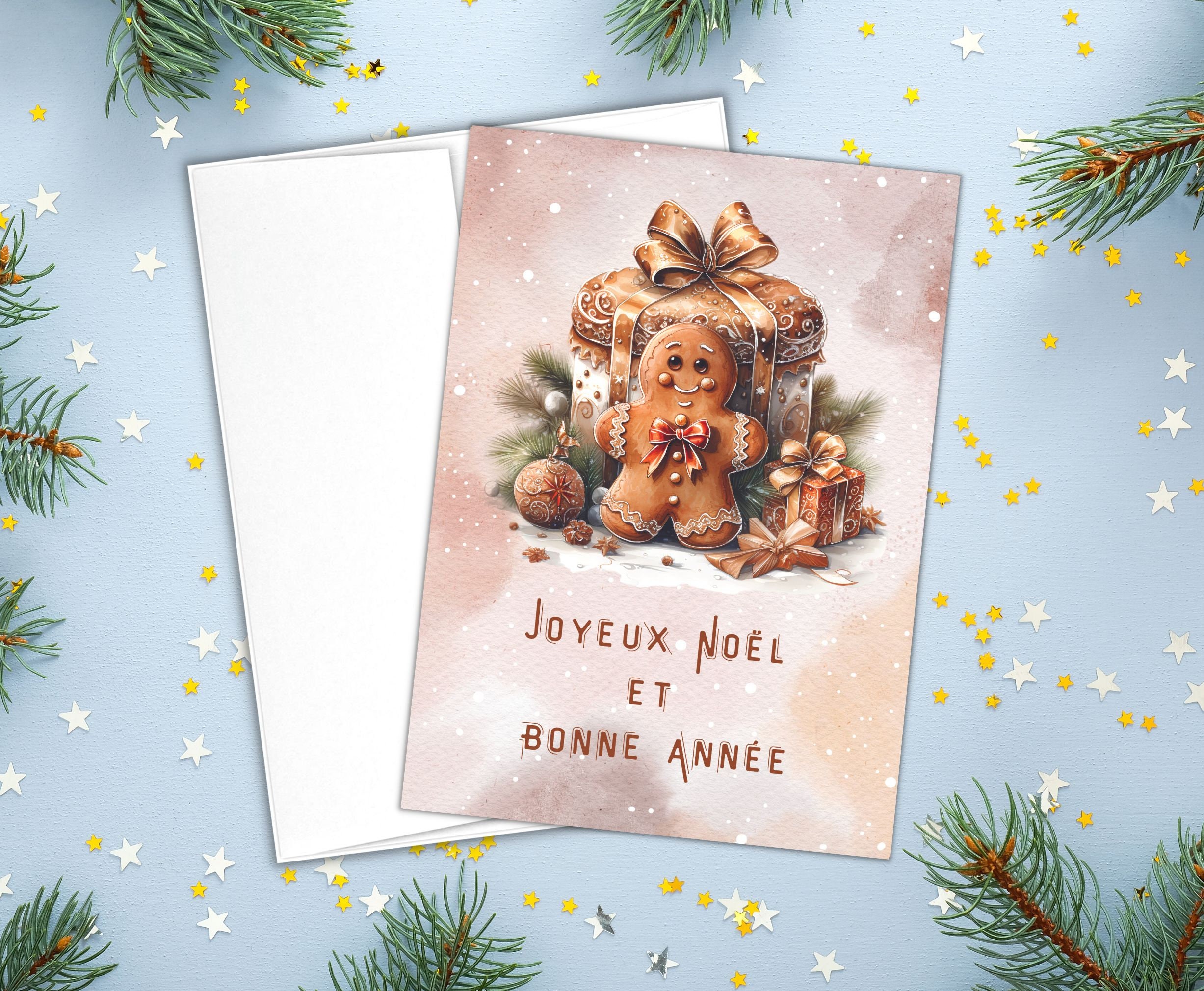 Lot De 10 Cartes De Vœux De Noël Avec Enveloppe Vintage Rétro Victorienne édouardienne Unique