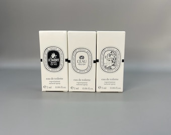 Diptyque Toilette - EDT - 2ml - Travel Size - Choose your scent