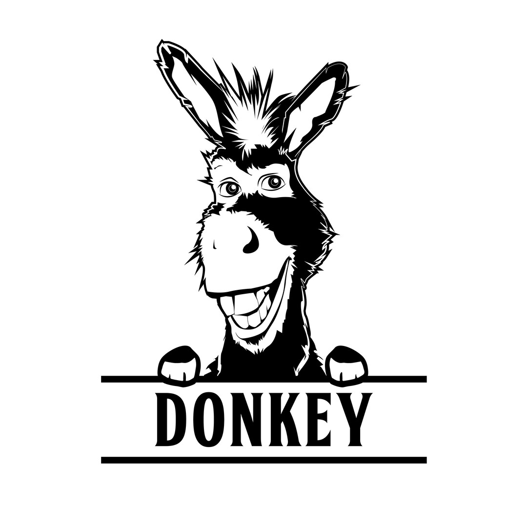 Donkey Shrek Etsy