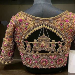 Heavy work designer blouse best sale online