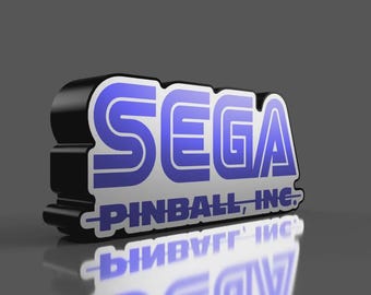 Sega pinball lightbox mancave ornament