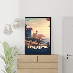 Nova Scotia Reise Wandkunst Für Wohnzimmer Druck Kanada Reise Poster Digitaler Download Wand Kunst Eingangsbereich Haus Geschenk Jahrestag Hochzeit