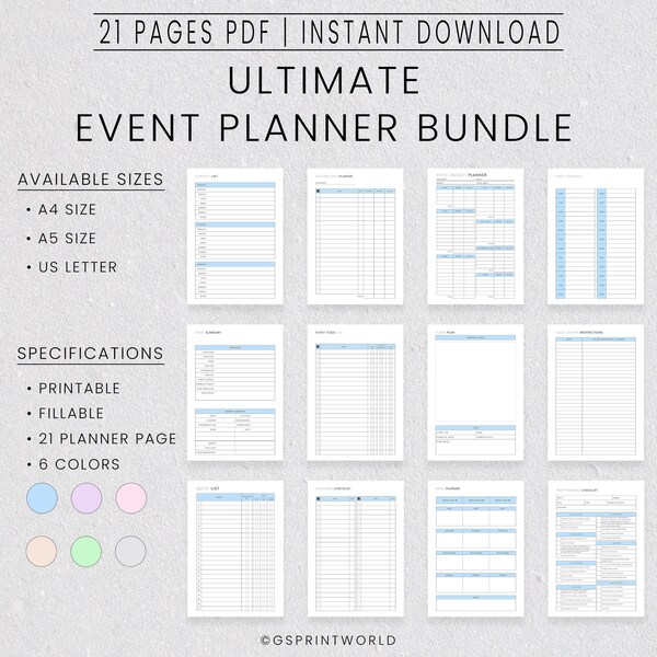 Event Planner Contract Template Edit in Canva Event Planner Client