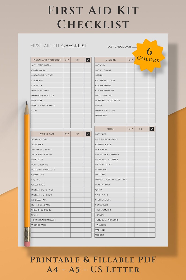 First Aid Kit Checklist Printable Pdf At Jill Deleon Blog First Aid Kit Checklist Printable Pdf At Jill Deleon Blog