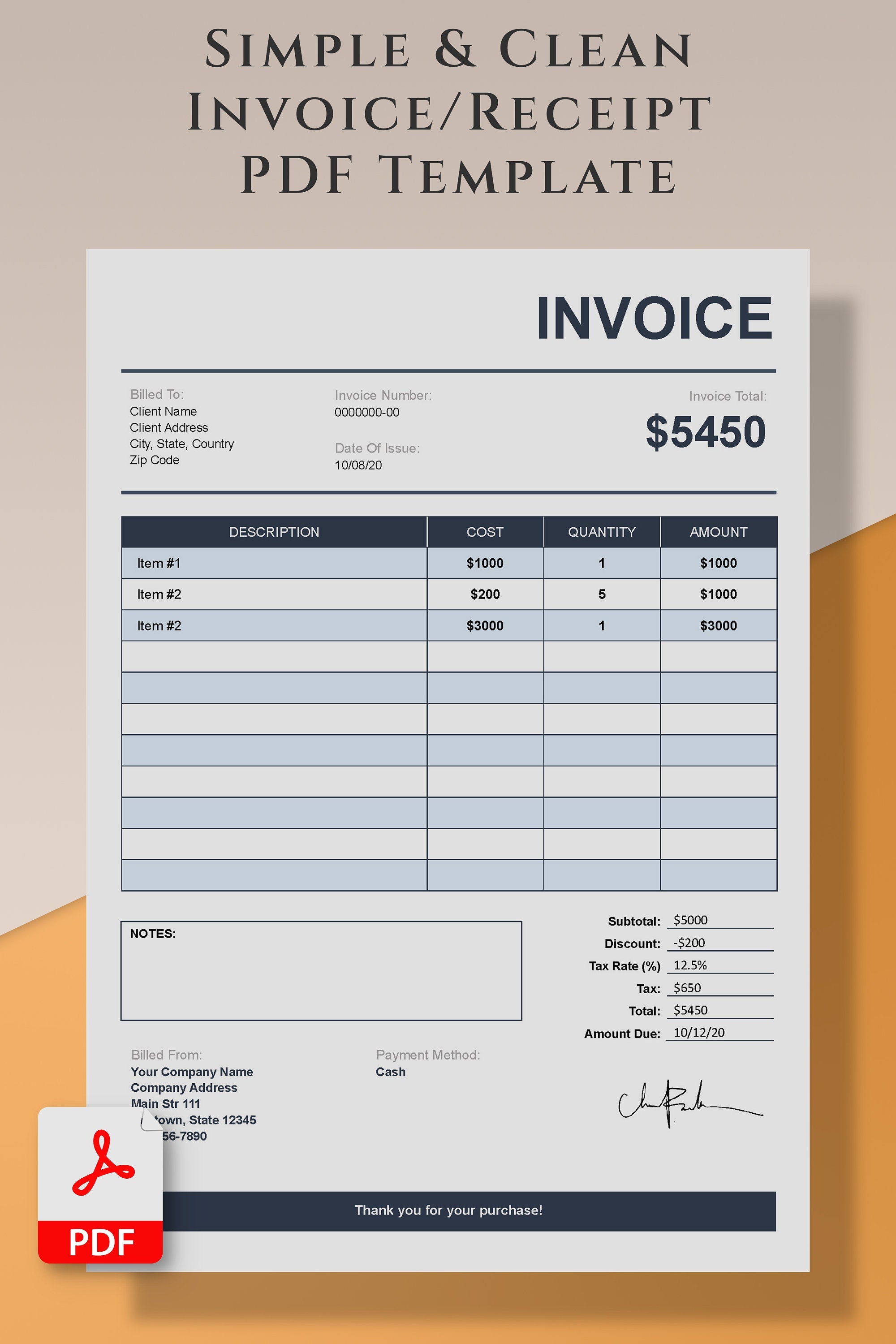 professional-invoice-template-word-pdf-simple-clean-and