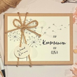 Kommunion Geldgeschenk personalisiert | Kommunionsgeschenk Mädchen | Erstkommunion Geschenk Junge | Geschenkbox heilige Kommunion