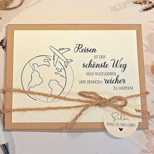 Geburtstagsgeschenk für Reiseliebhaber | Geldgeschenk Geburtstag für Reise | Geburtstagsbox für Geld